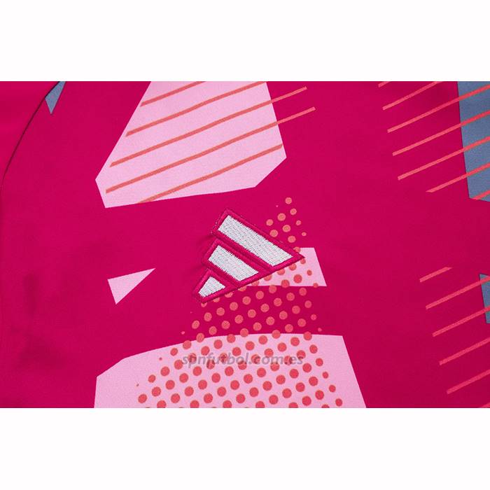 Chandal del Flamengo Manga Corta 2025-2026 Rosa - Pantalon Corto